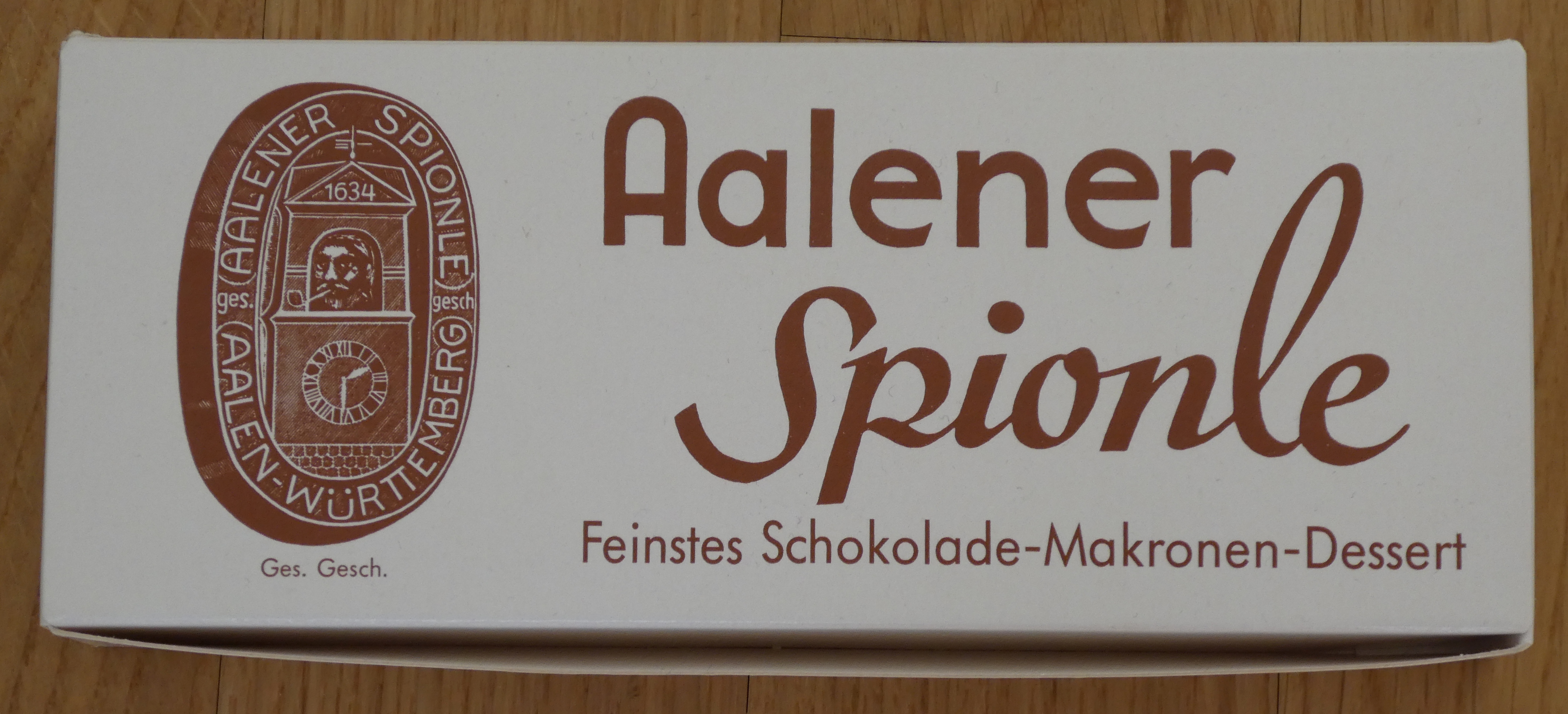 Aalener Spionle - Dessert - Verpackung